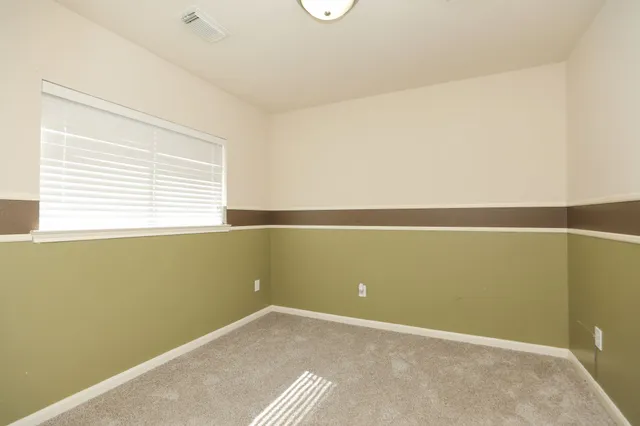 a view of a room with window