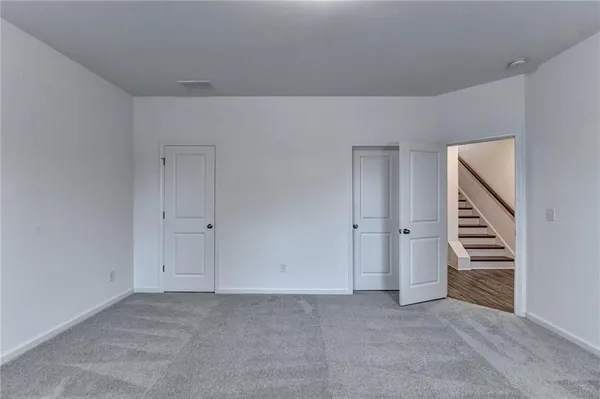 a view of room and stairs