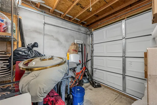 a storage room with washer and dryer