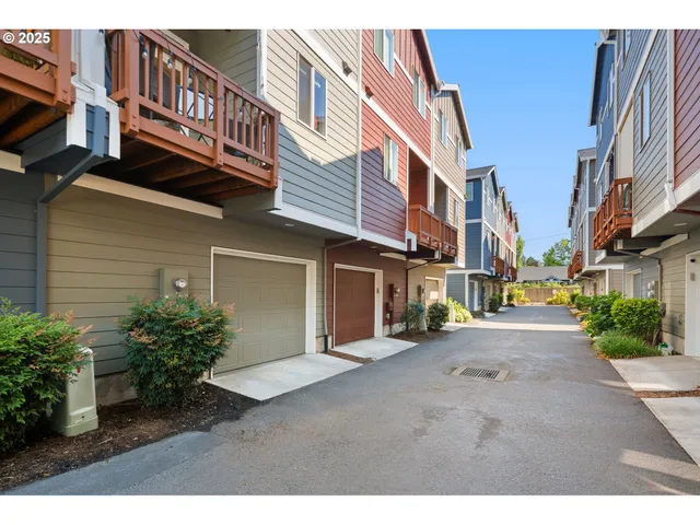 a front view of a house with a balcony