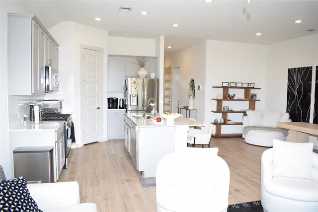 a view of a lake with a big yard