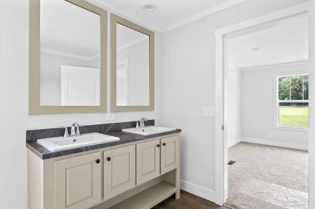 a view of an empty room