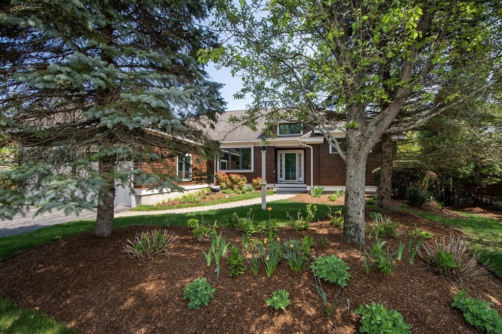 7 Tillinghast Drive, Unit 7 Hingham, MA 02043 - Photo 39 of 42 a front view of a house with yard and green space