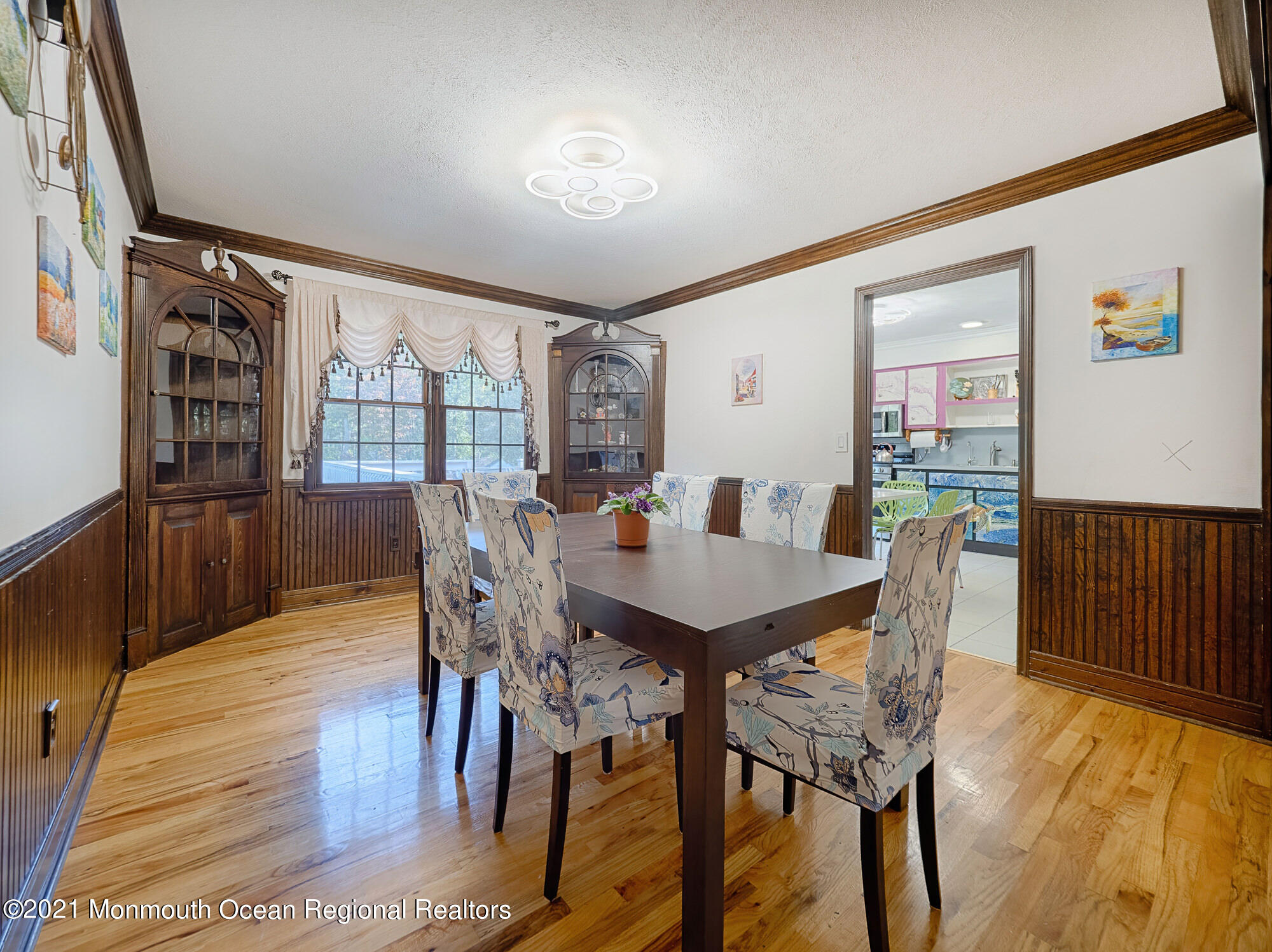 375 Brewers Bridge Road Jackson, NJ 08527 - Photo 22 of 43 a view of a dining room with furniture and wooden floor