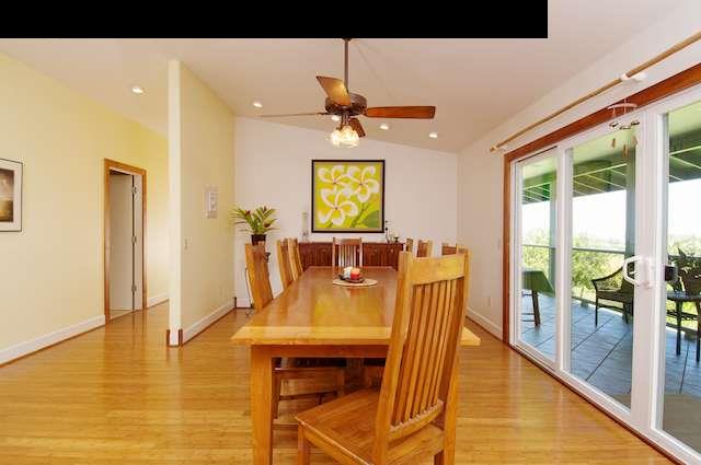 1011 Upper Ulumalu Road, Unit A Haiku, HI 96708 - Photo 17 of 30 a view of a dining room with furniture window and outside view