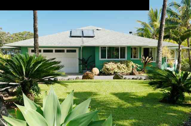 1011 Upper Ulumalu Road, Unit A Haiku, HI 96708 - Photo 9 of 30 a front view of a house with garden