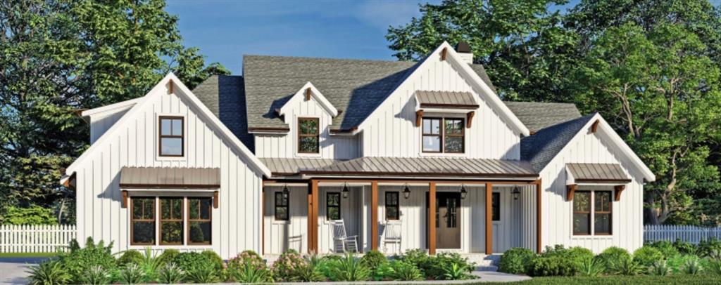 5990 Warpath Road Flowery Branch, GA 30542 - Photo 1 of 1 a view of a white house with large windows and a small yard
