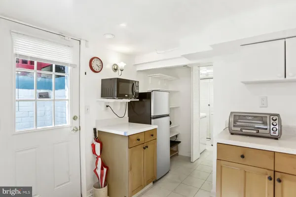 a room with storage and utility