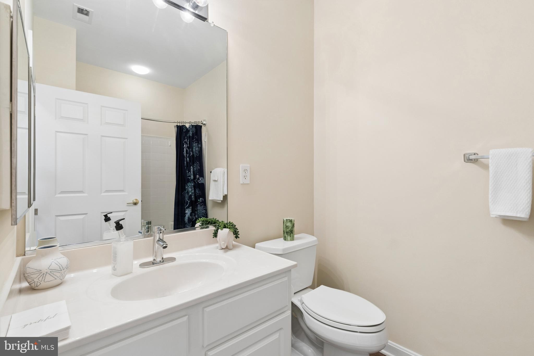 431 Hamlet Club Drive, Unit 102 Edgewater, MD 21037 - Photo 34 of 55 a bathroom with a sink toilet vanity and shower
