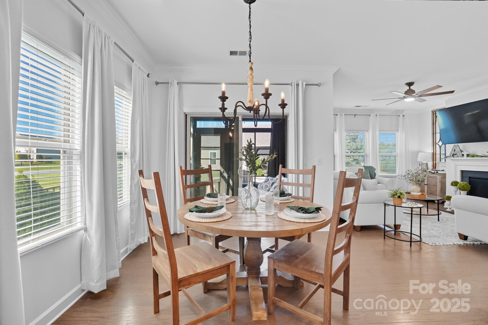 2048 Poplar Ridge Drive Monroe, NC 28110 - Photo 14 of 44 a view of a dining room with furniture window and outside view
