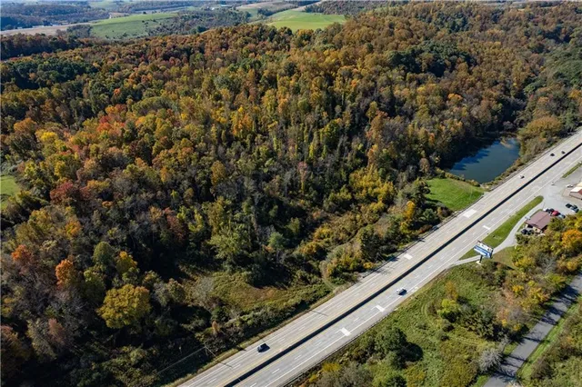 a view of a city from a balcony