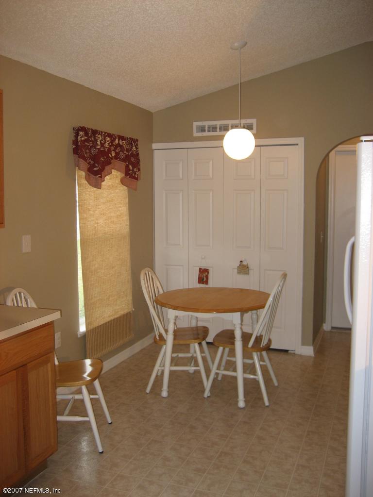 Breakfast nook in kitchen