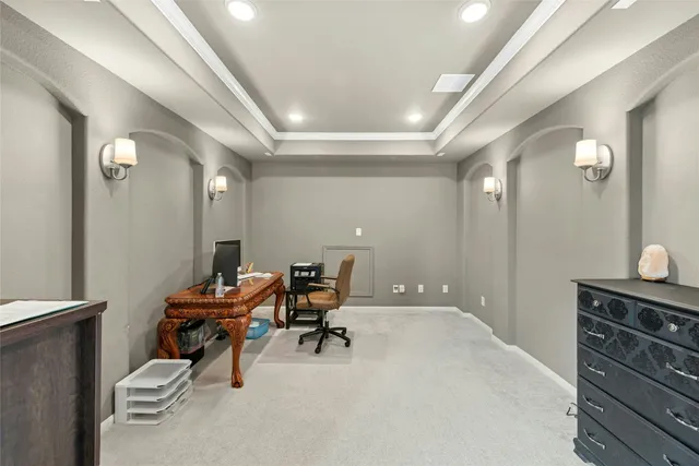 a room with lots of baby toys and dresser