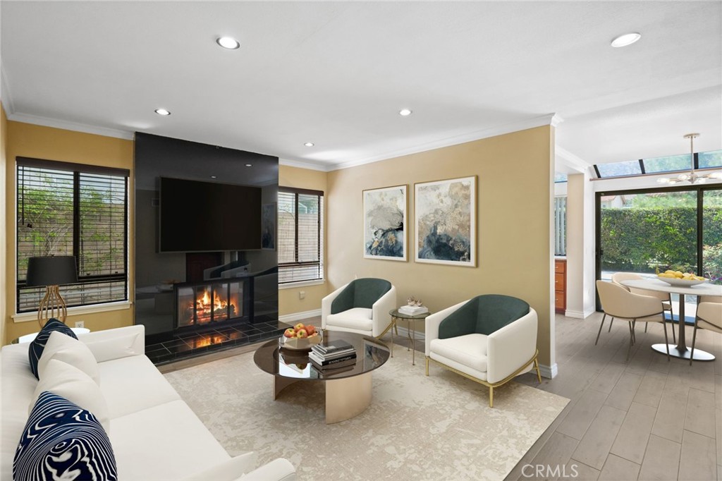 19565 Turtle Springs Way Porter Ranch, CA 91326 - Photo 18 of 96 VIRTUALLY STAGED FAMILY ROOM