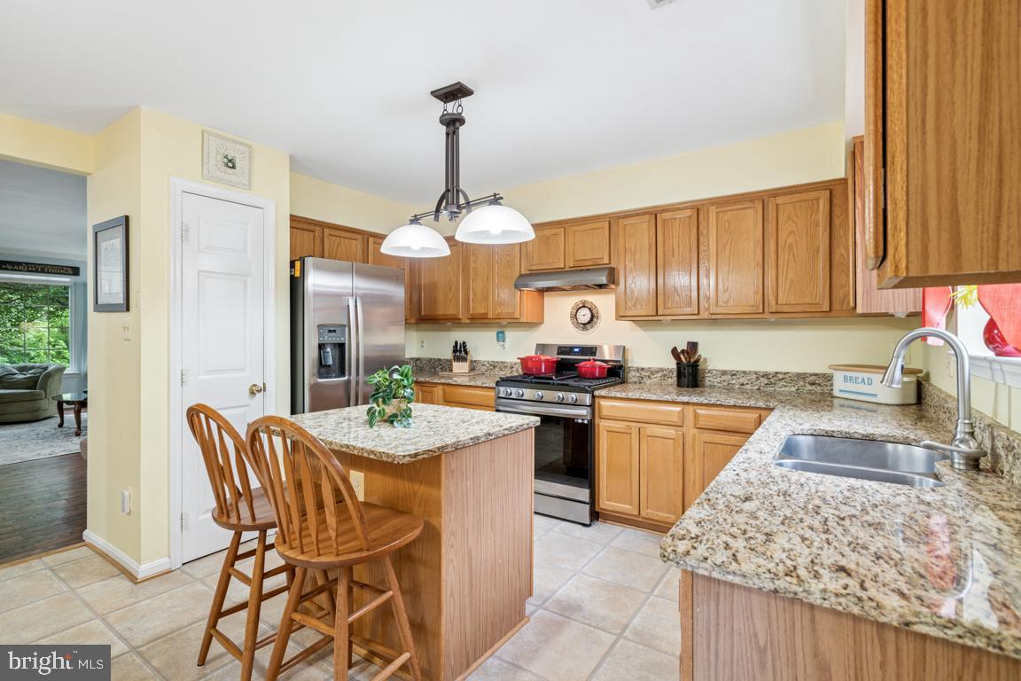 Gourmet Kitchen with Granite Countertops