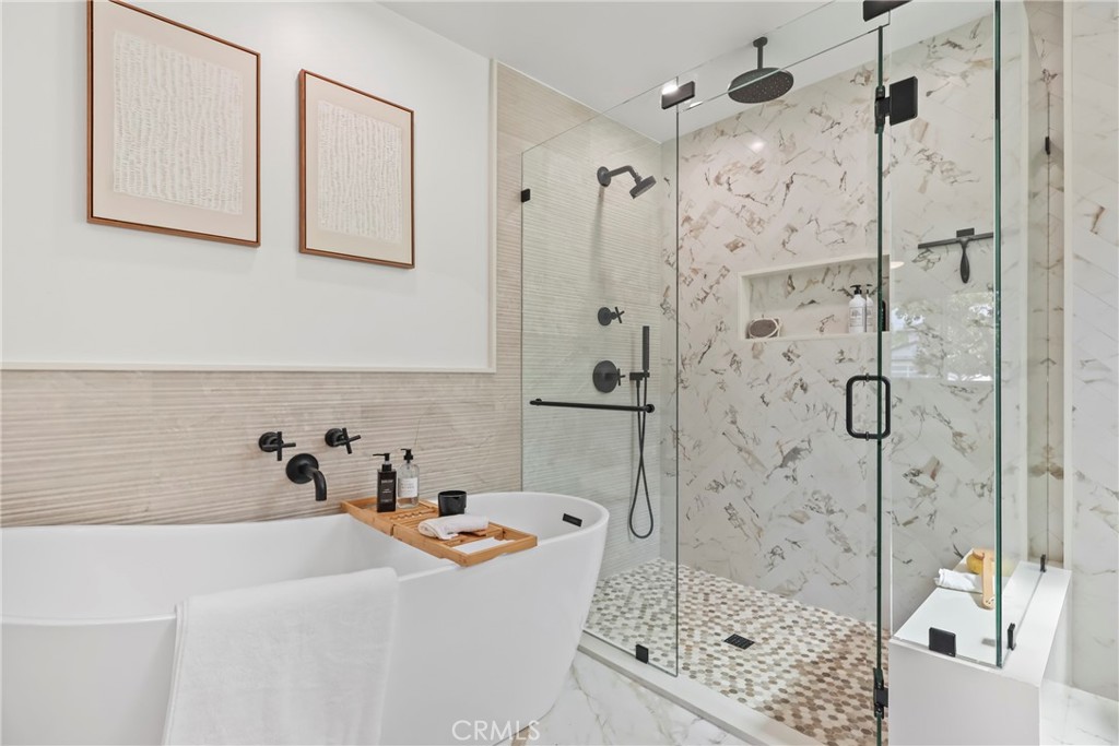 2316 La Linda Place Newport Beach, CA 92660 - Photo 12 of 31 a bathroom with a sink and a shower