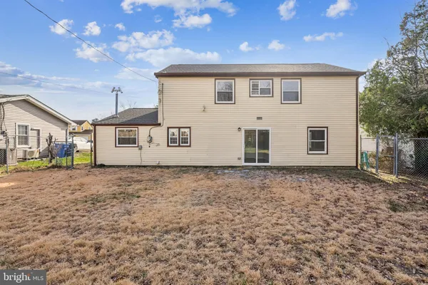 a backyard of a house