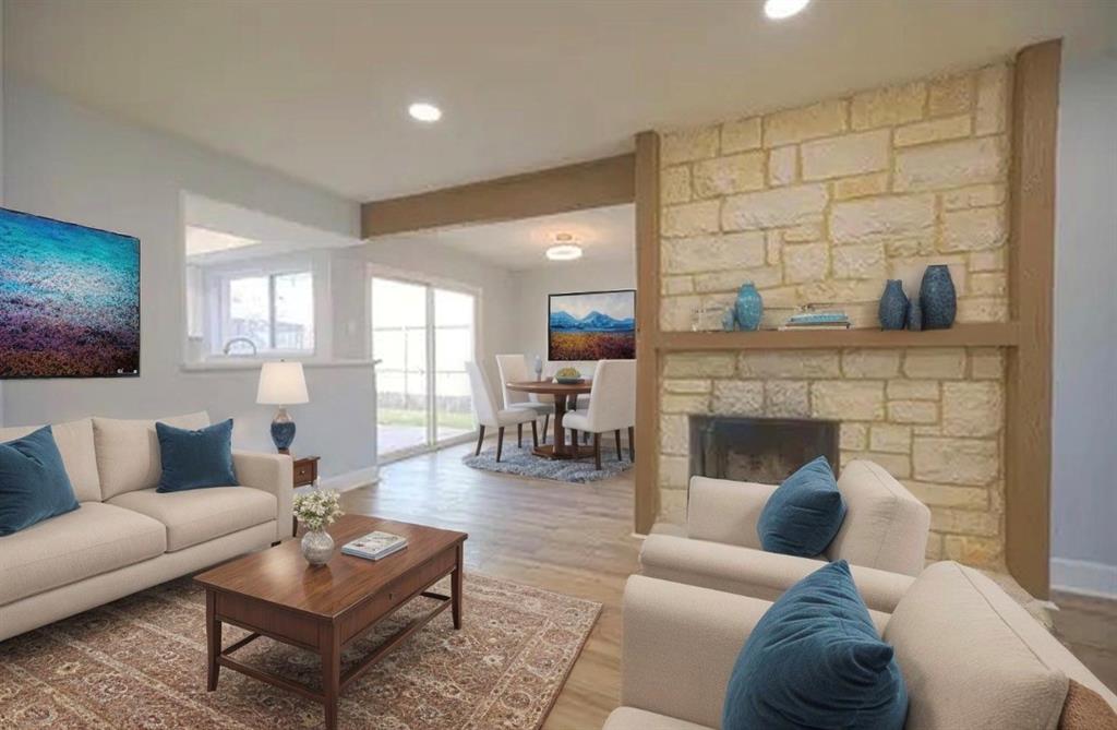 733 Intrepid Drive Garland, TX 75043 - Photo 5 of 25 Staged living room