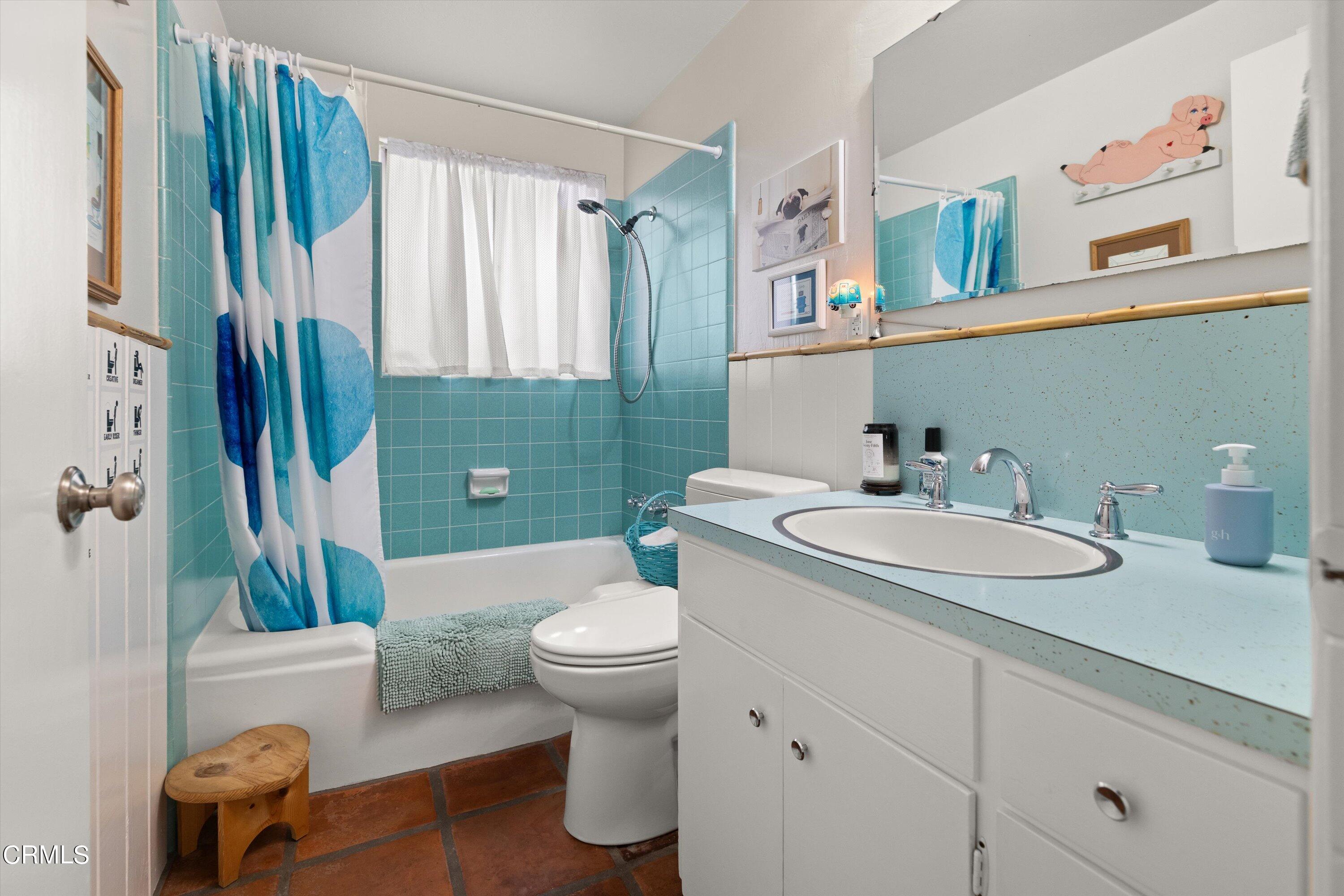 683 Maple Avenue Carpinteria, CA 93013 - Photo 20 of 39 a bathroom with a sink toilet and shower