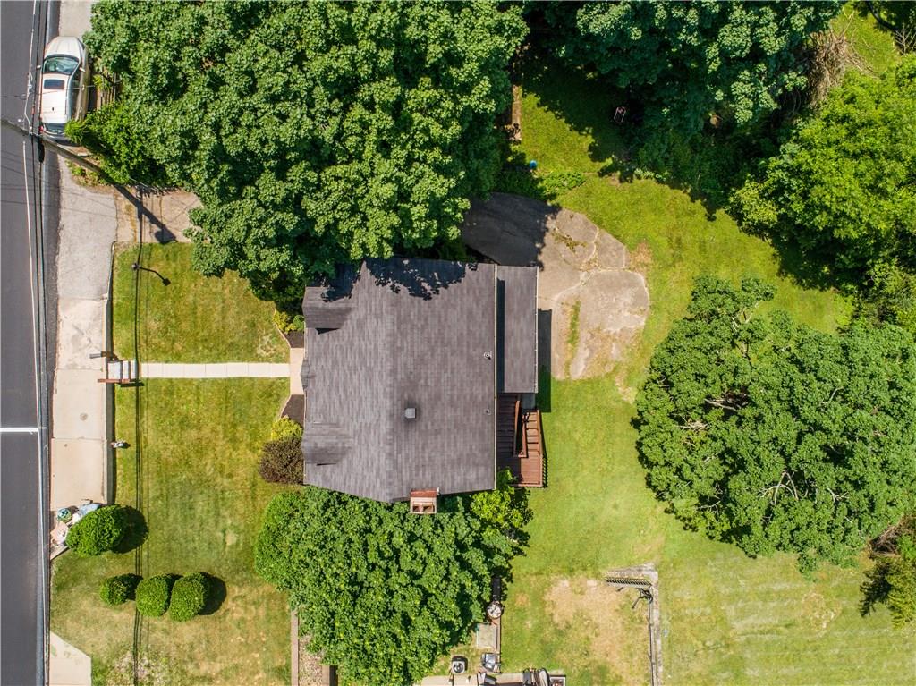 68 West Bruceton Road Pittsburgh, PA 15236 - Photo 3 of 22 Drone picture showing the nice backyard and overall lot size.