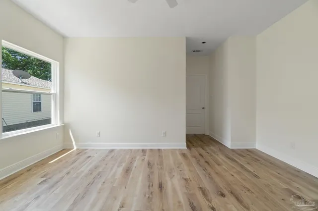 a view of an empty room