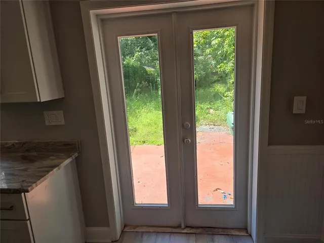 a view of an entryway