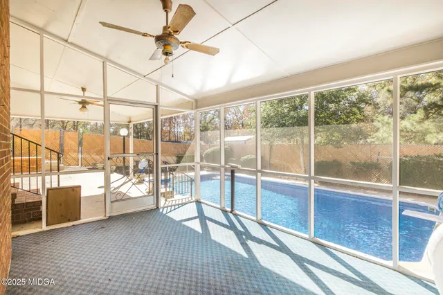 a view of a room with window