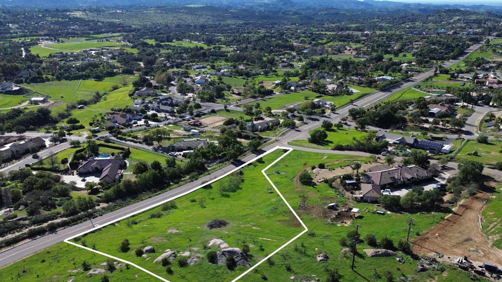 30638 Pauma Heights Road Valley Center, CA 92082 - Photo 7 of 9 an aerial view of a residential houses with outdoor space and city view