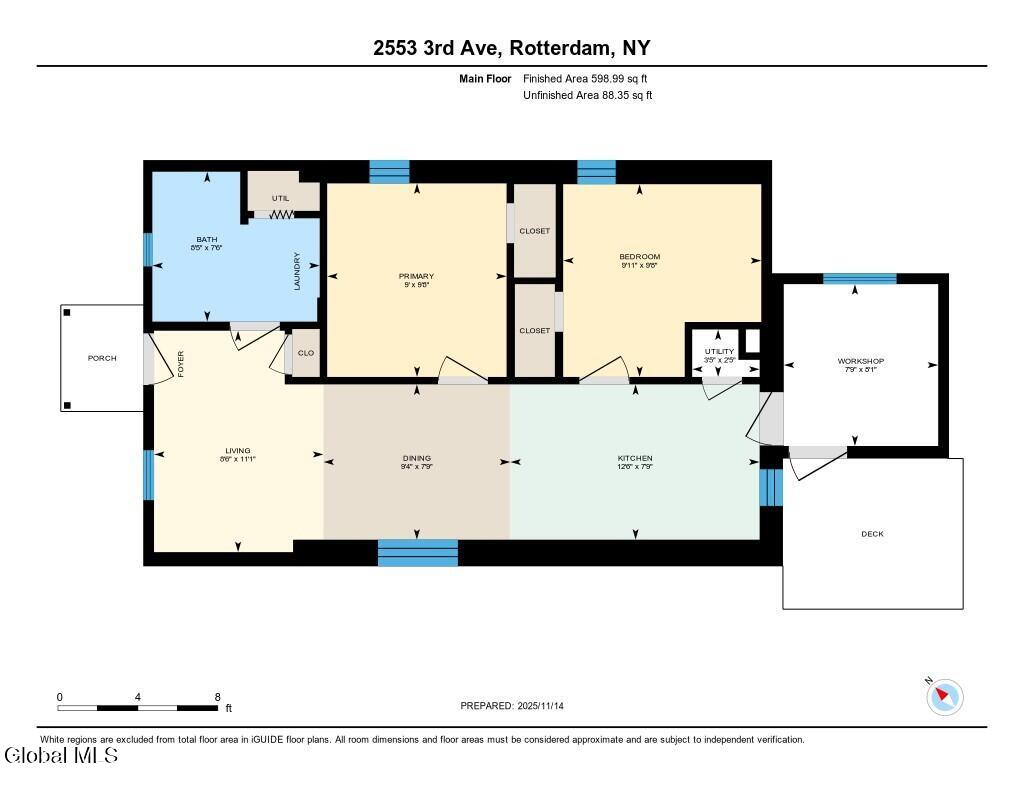 2553 3rd Avenue Schenectady, NY 12303 - Photo 32 of 32 Floor plan