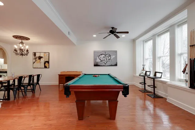 a room with furniture and a window