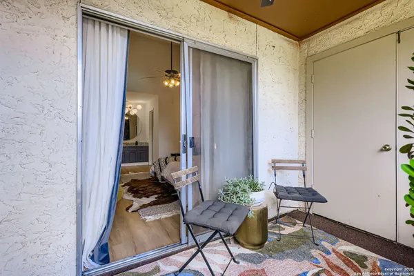 a view of a entryway door of the house