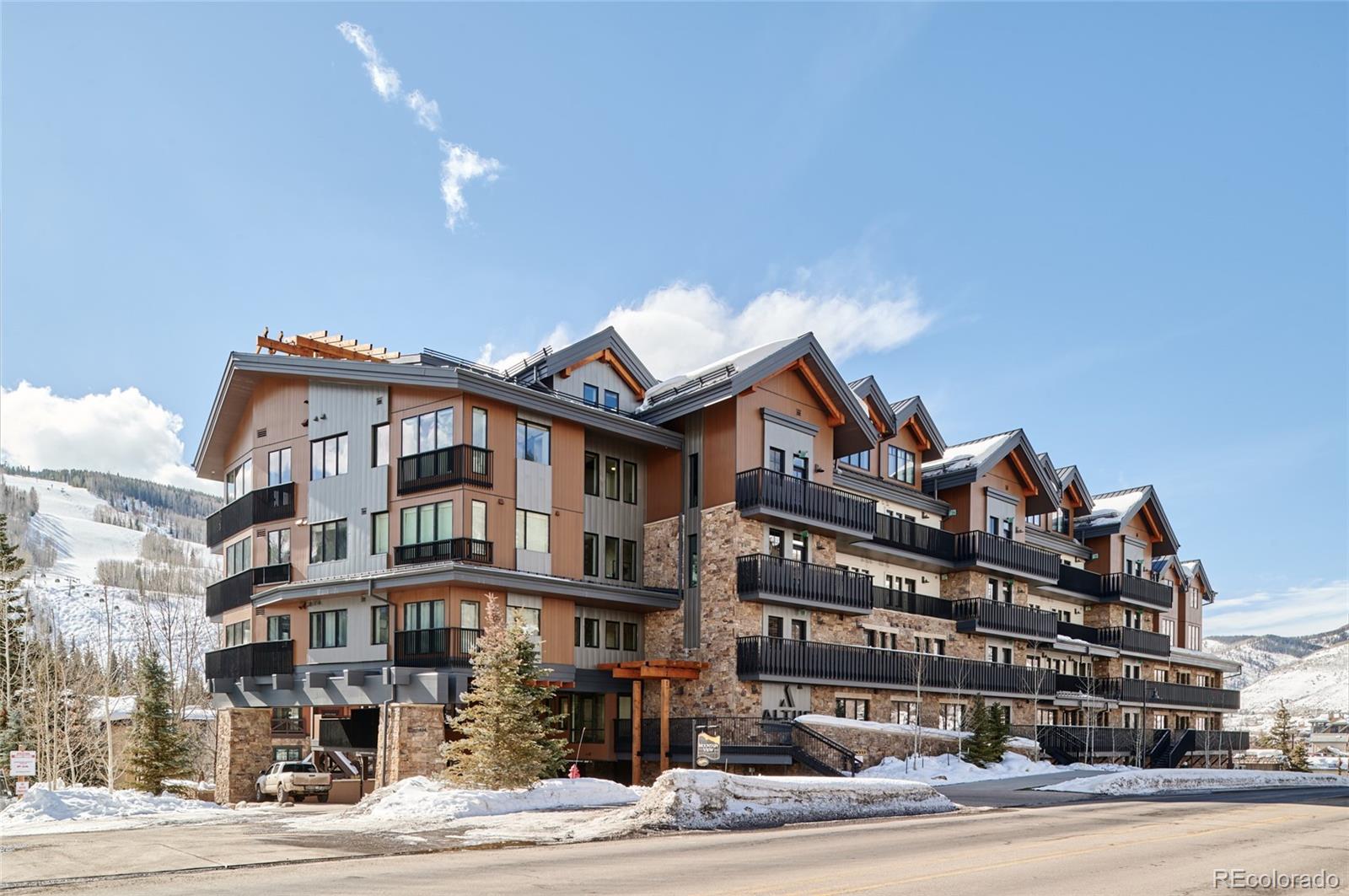 430 South Frontage Road East, Unit RUF Vail, CO 81657 - Photo 19 of 19 a front view of a building with a street