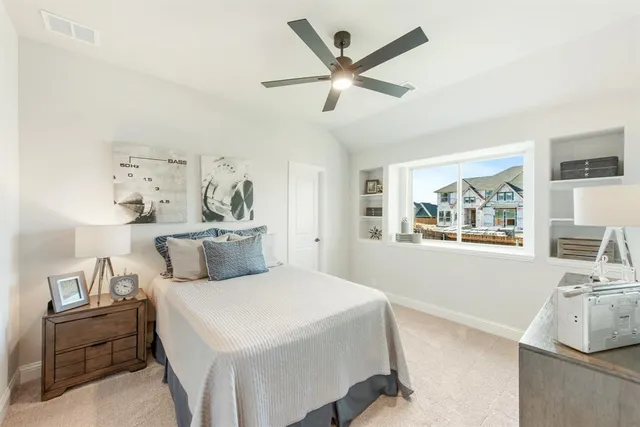 a living room with furniture and window
