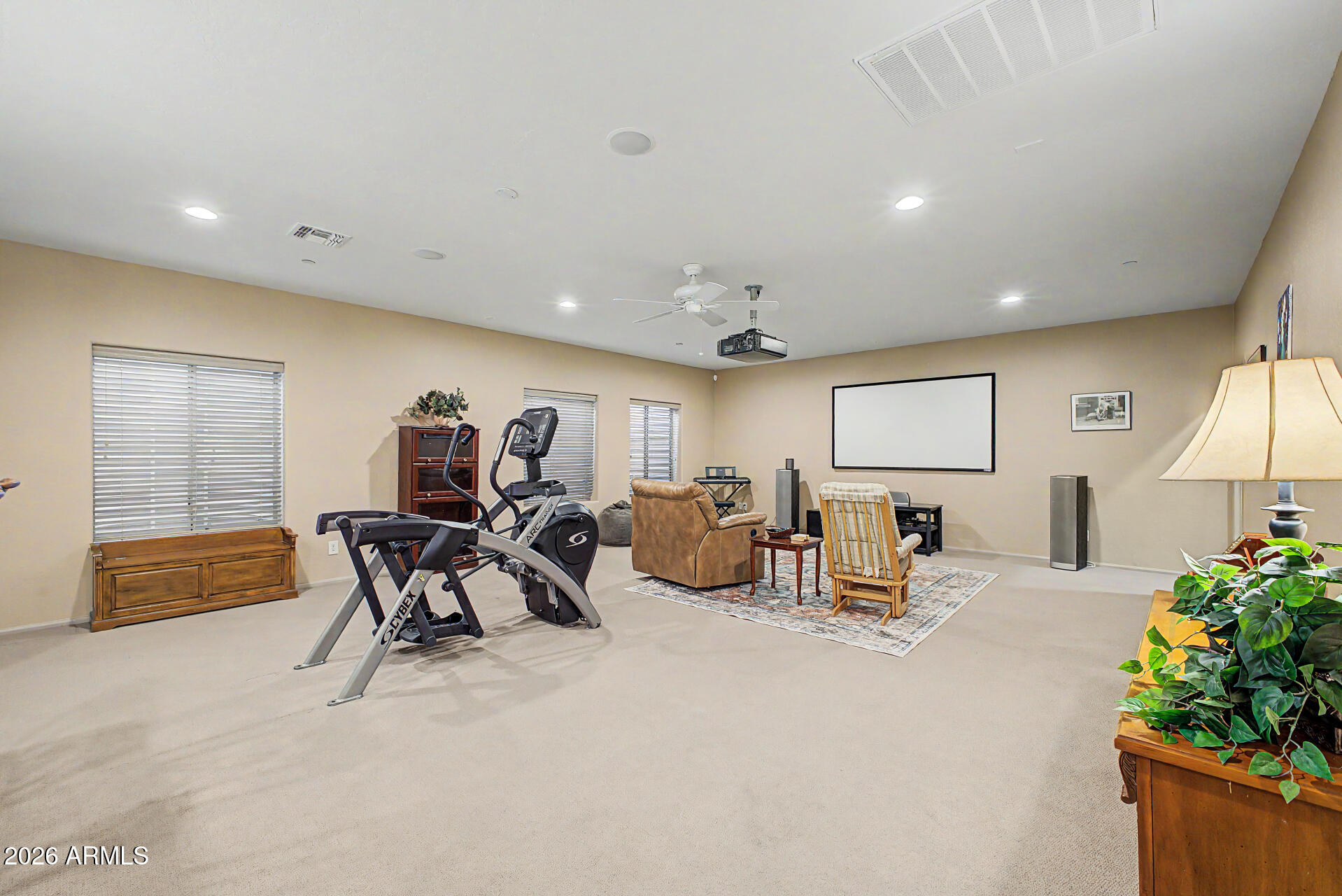 2996 East Agritopia Loop North Gilbert, AZ 85296 - Photo 29 of 73 Basement Entertainment Zone
