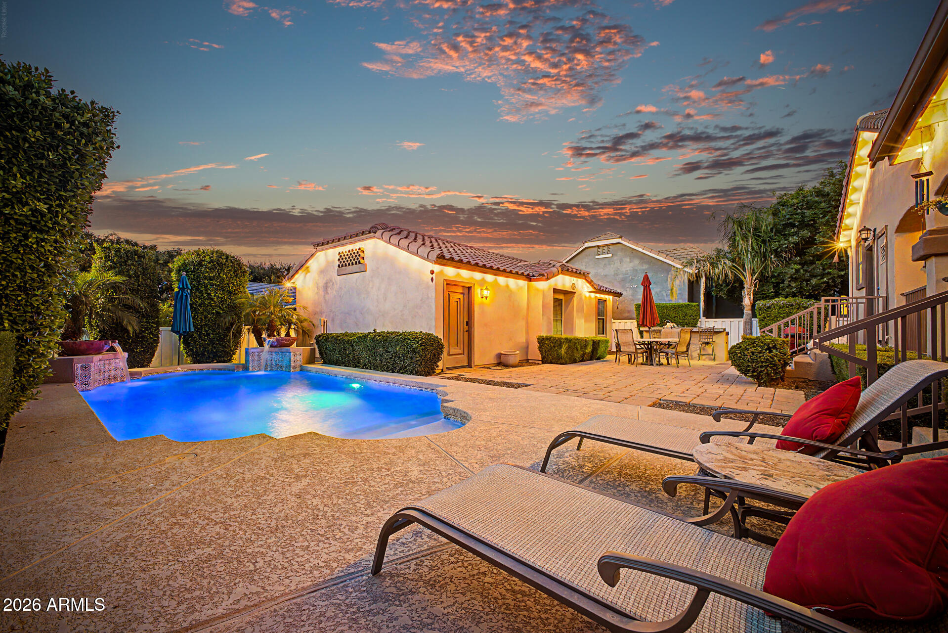 2996 East Agritopia Loop North Gilbert, AZ 85296 - Photo 36 of 73 Private Backyard Oasis