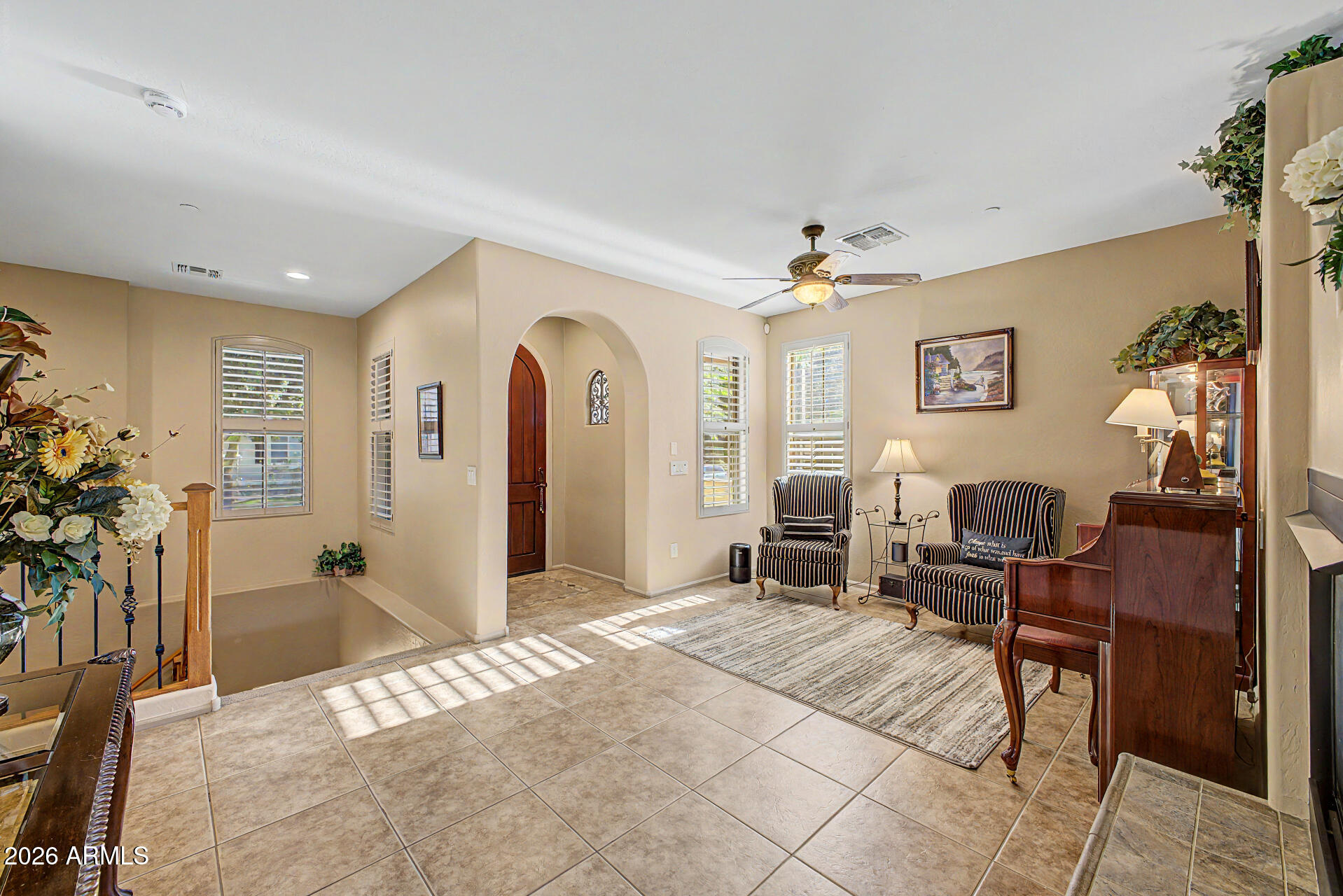 2996 East Agritopia Loop North Gilbert, AZ 85296 - Photo 4 of 73 Living Room/Flex Space
