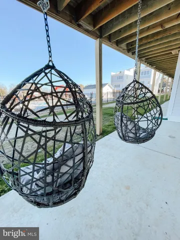 a view of a wooden door