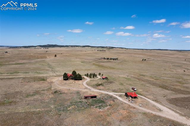 19350 Lemesany Road Calhan, CO 80808 - Photo 41 of 46 Bird's eye view featuring home and structures