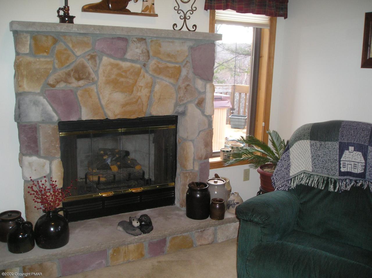 808 Beaver Dam Road Long Pond, PA 18334 - Photo 13 of 27 Living Room Fireplace