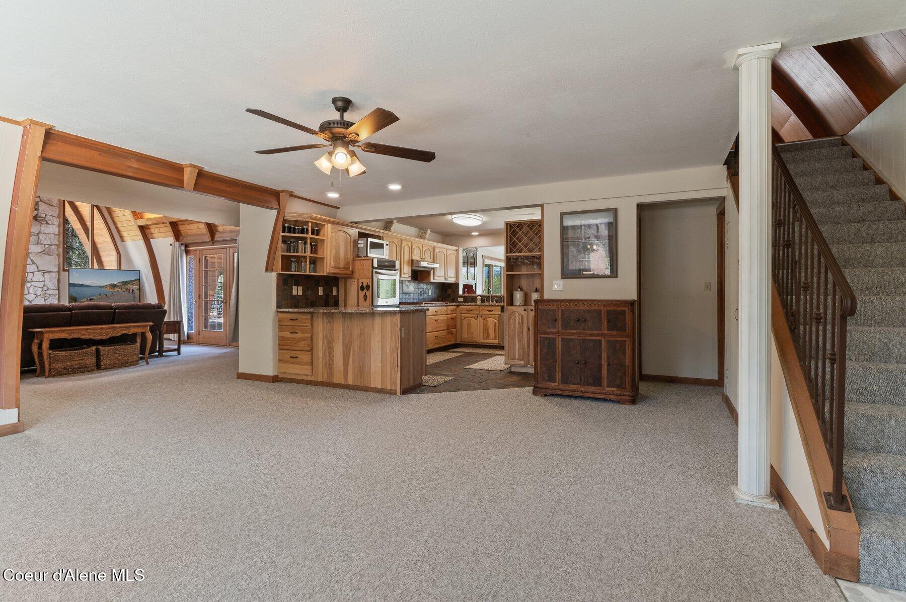 762 Reeder Bay Road Nordman, ID 83848 - Photo 16 of 74 Dining, Living, Kitchen Main Home