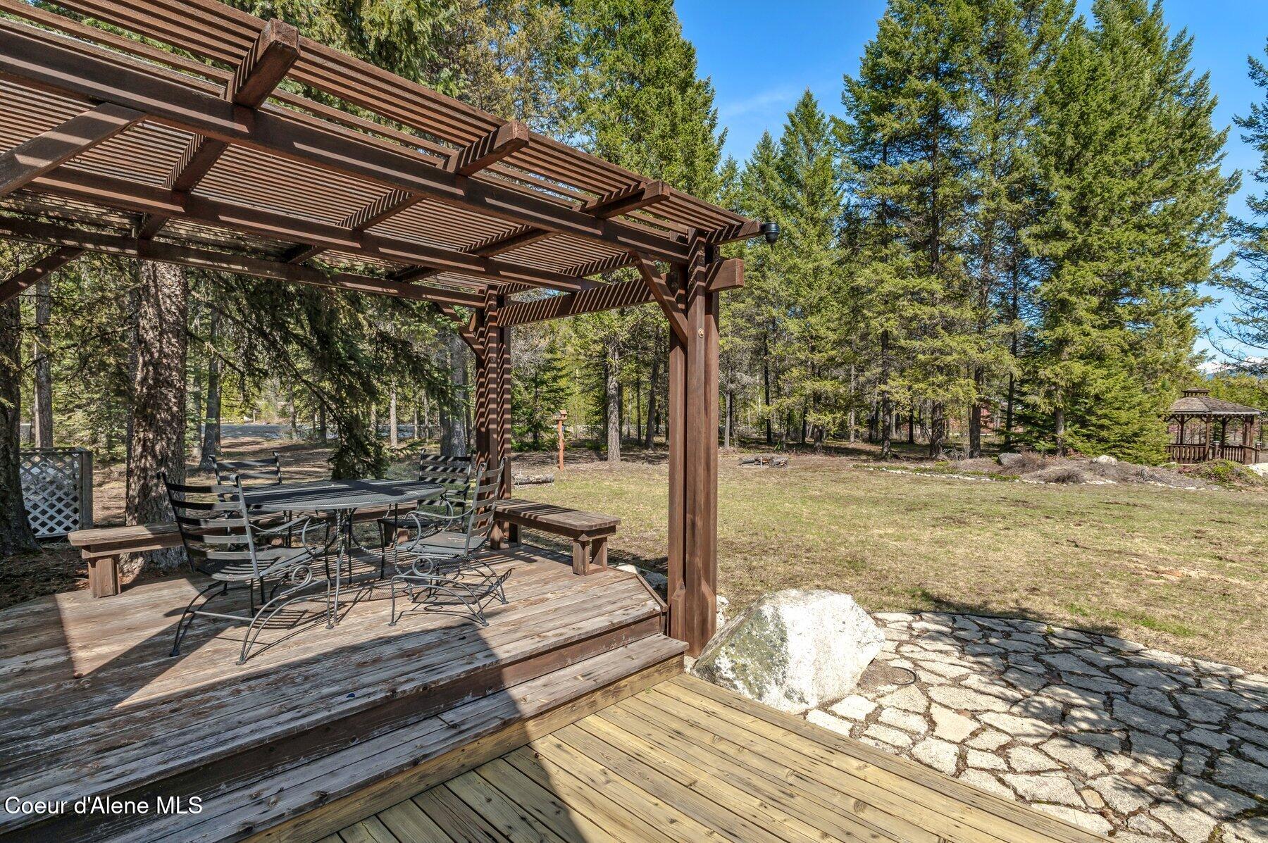 762 Reeder Bay Road Nordman, ID 83848 - Photo 32 of 74 Back Patio of Main Home