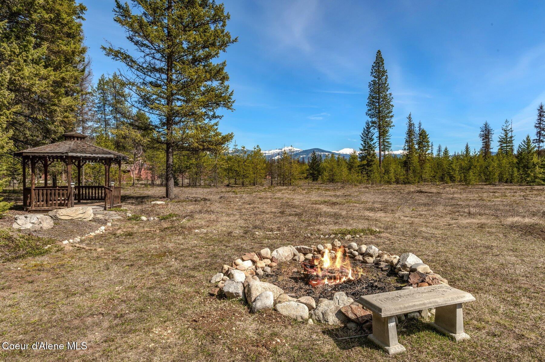 762 Reeder Bay Road Nordman, ID 83848 - Photo 5 of 74 Firepit & Gazebo