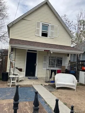 a view of a house with a patio