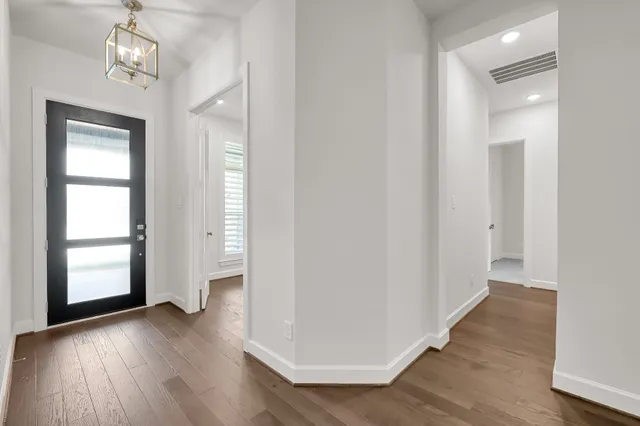 a view of empty room