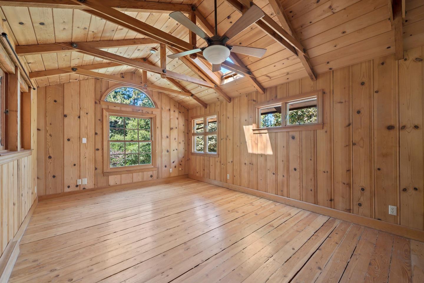 41 Skyline Drive Woodside, CA 94062 - Photo 12 of 30 a view of a room with wooden floor