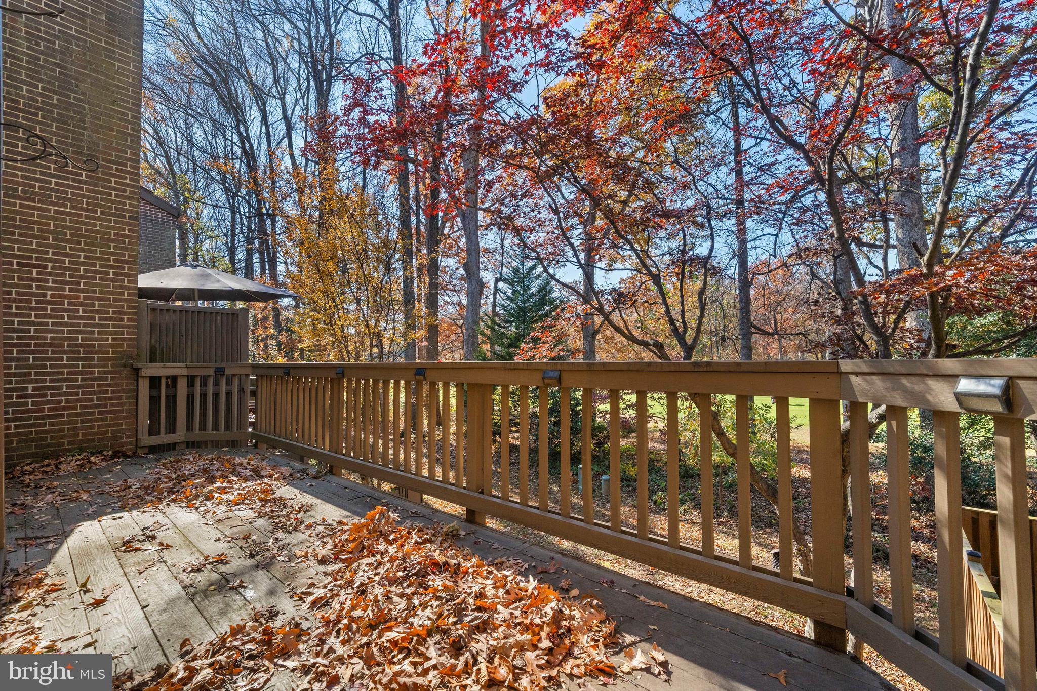2152 Glencourse Lane Reston, VA 20191 - Photo 13 of 52 a balcony with wooden floor and trees