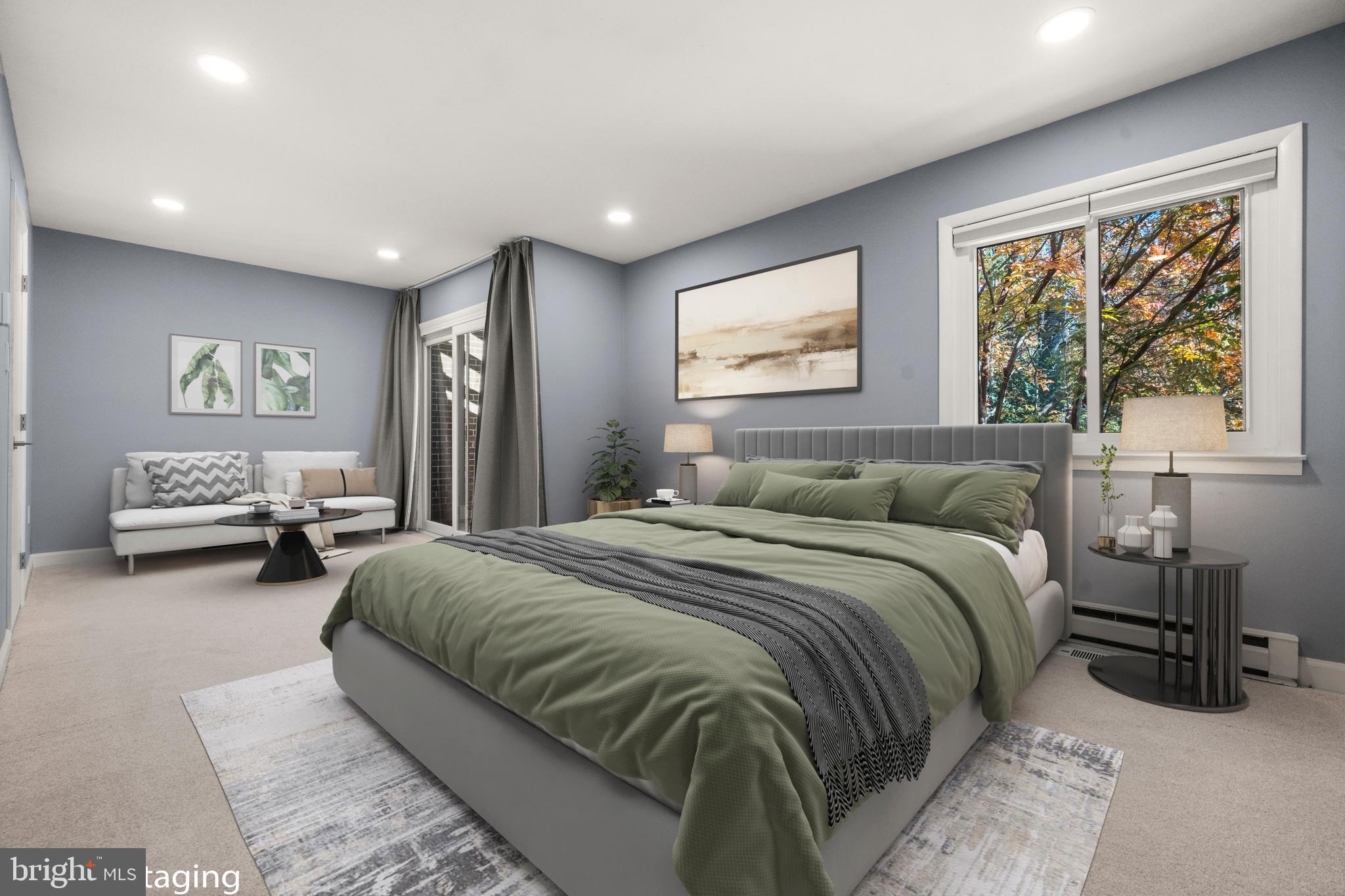 2152 Glencourse Lane Reston, VA 20191 - Photo 16 of 52 a bedroom with a bed couch and window