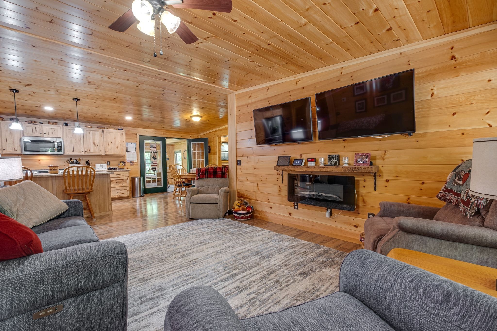 2614 Distillery Road Greenbrier, TN 37073 - Photo 7 of 34 a living room with furniture and a flat screen tv