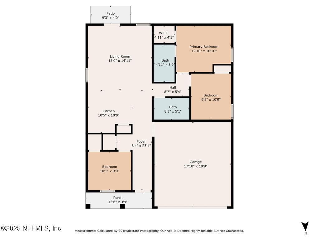 7845 Pipit Avenue Jacksonville, FL 32219 - Photo 38 of 38 a picture of a floor plan