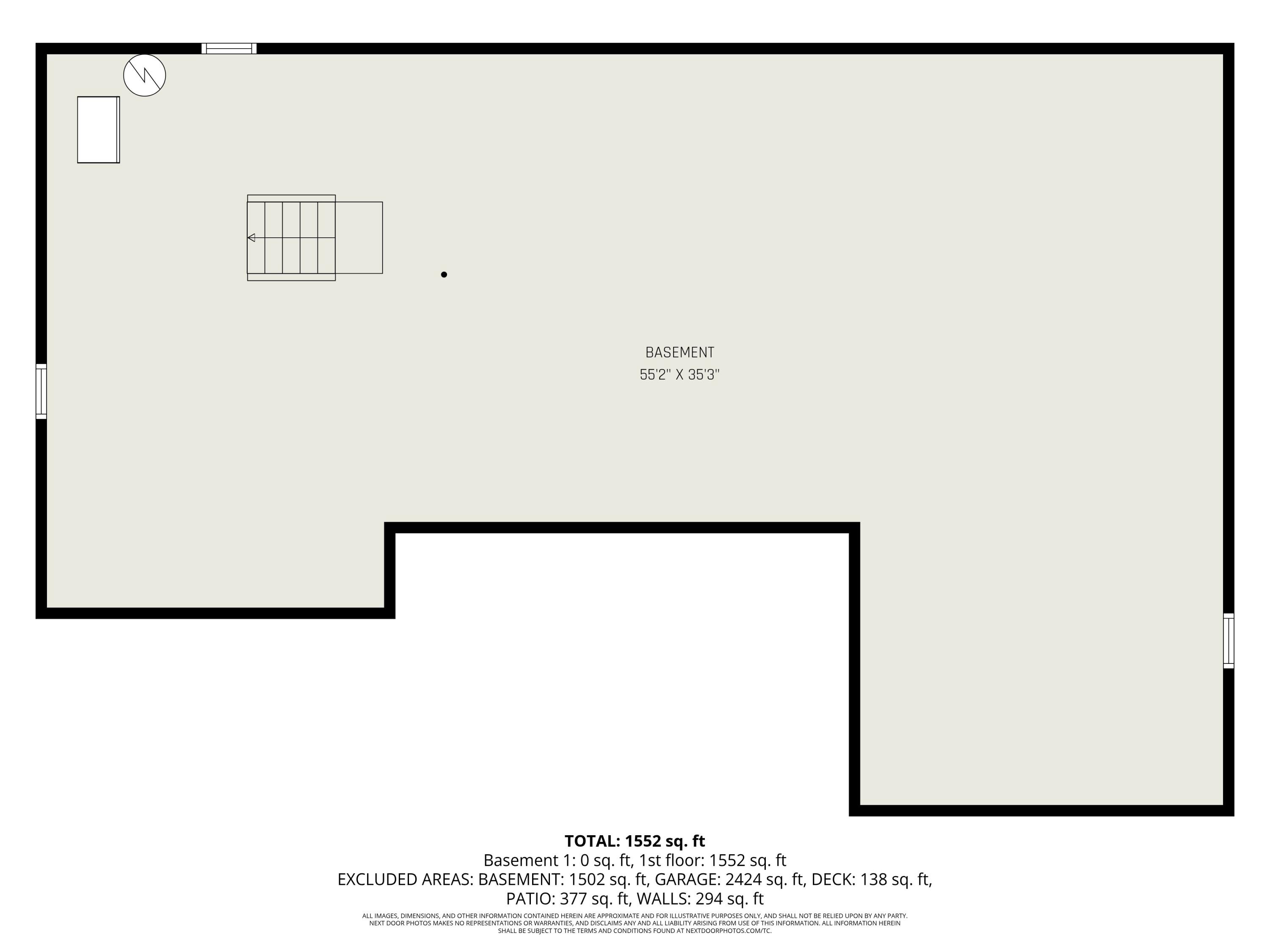4761 2 Mile Road East Leroy, MI 49051 - Photo 33 of 33 basementlevel_with_sq.ft_397